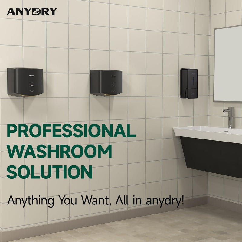 Compact Air Wiper Hand Dryer 15s High Speed