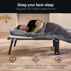 Compact Folding Bed with Mattress Storage Cover