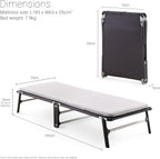 Compact Folding Bed with Mattress Storage Cover