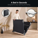 Compact Folding Bed with Mattress Storage Cover