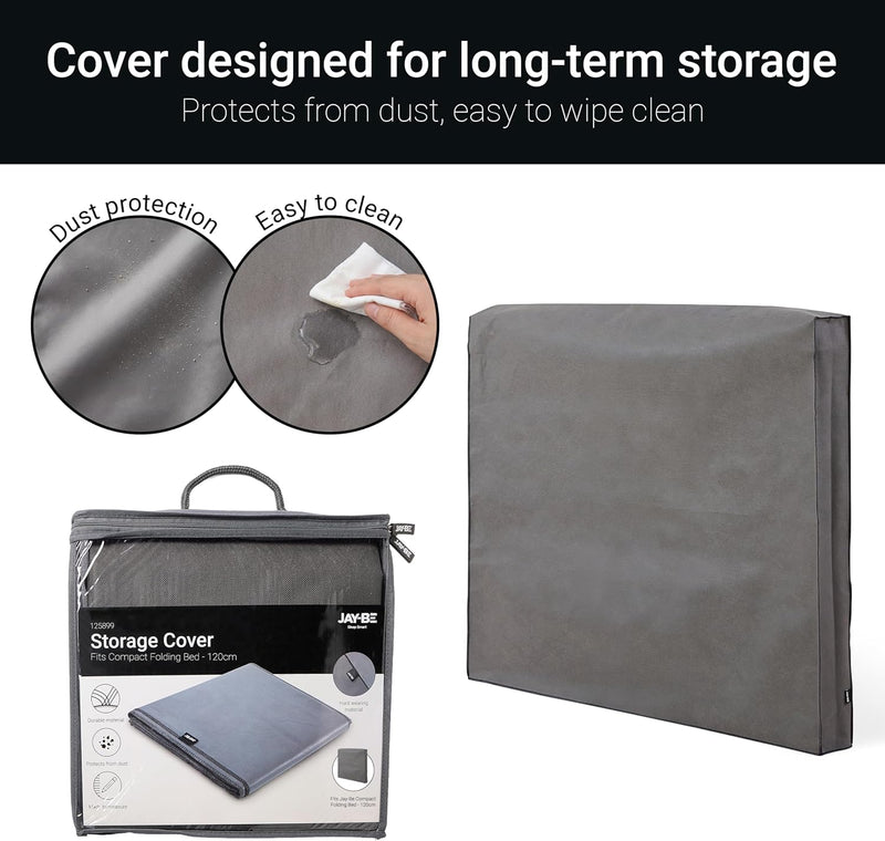 Compact Folding Bed with Mattress Storage Cover