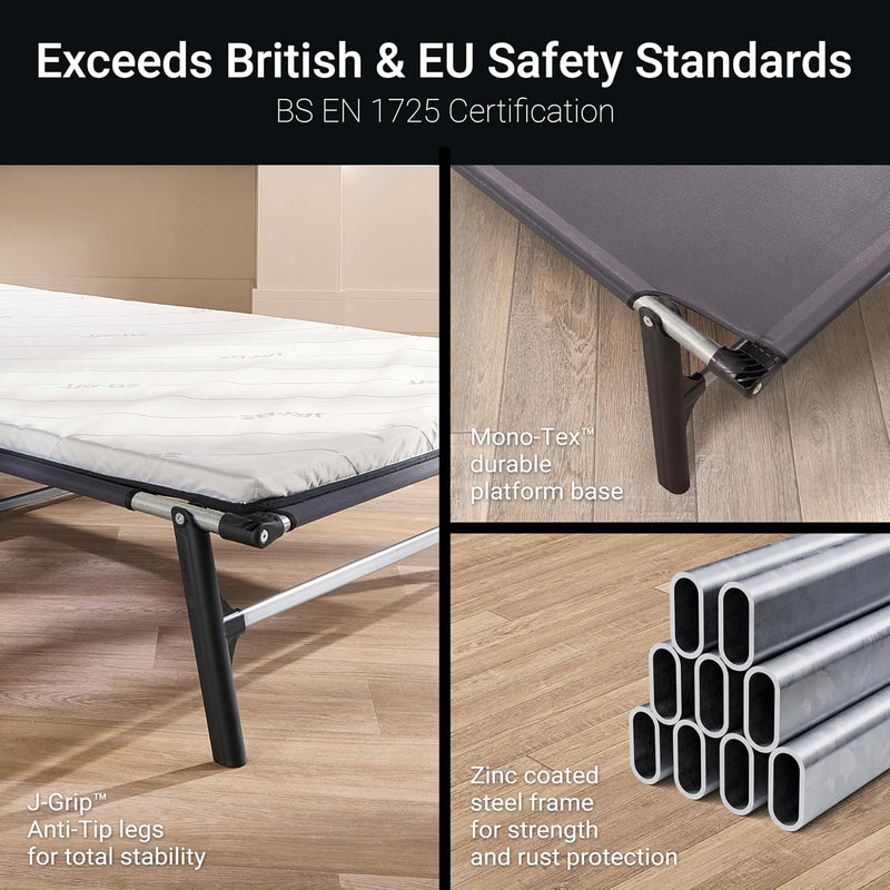 Compact Folding Bed with Mattress Storage Cover