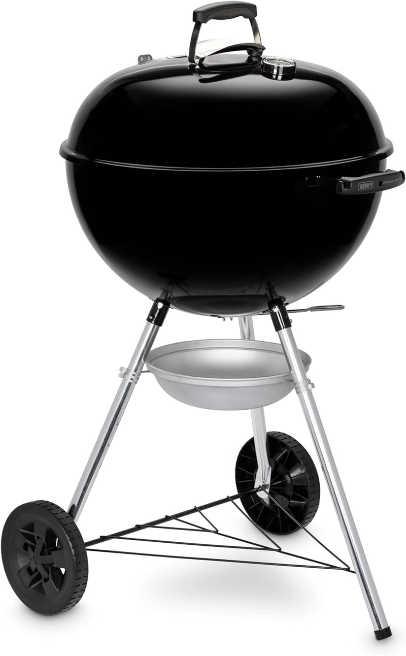 Compact Kettle Barbecue Porcelain-Enamelled Lid Bowl