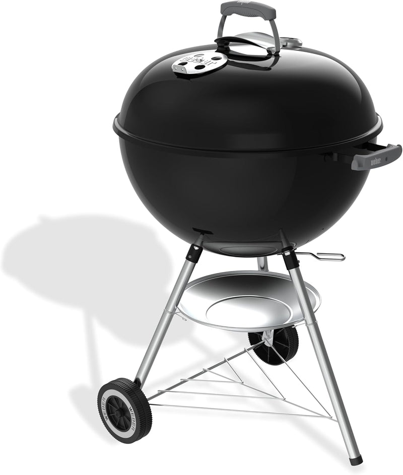 Compact Kettle Barbecue Porcelain-Enamelled Lid Bowl