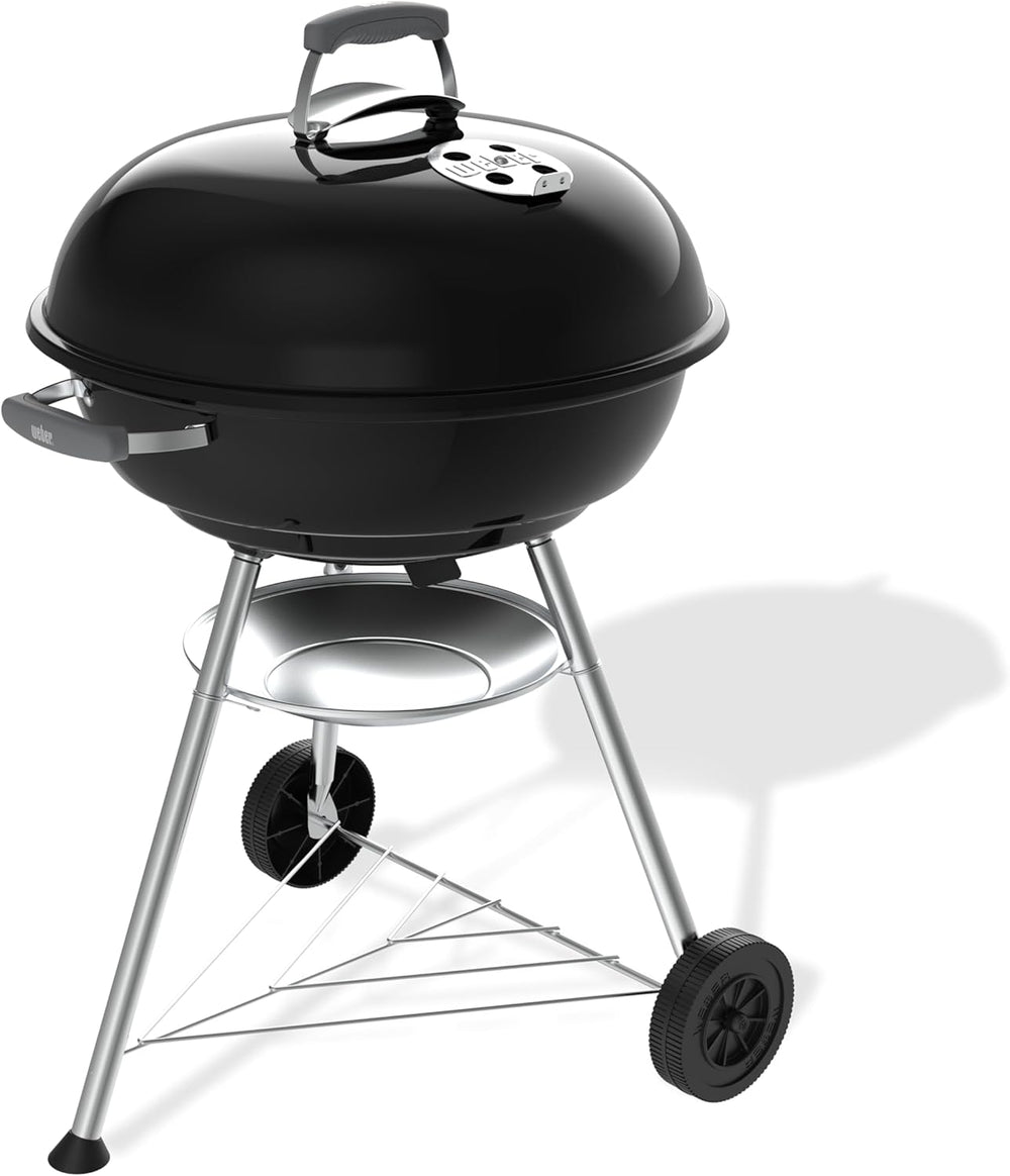 Compact Kettle Barbecue Porcelain-Enamelled Lid Bowl