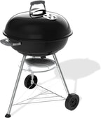 Compact Kettle Barbecue Porcelain-Enamelled Lid Bowl