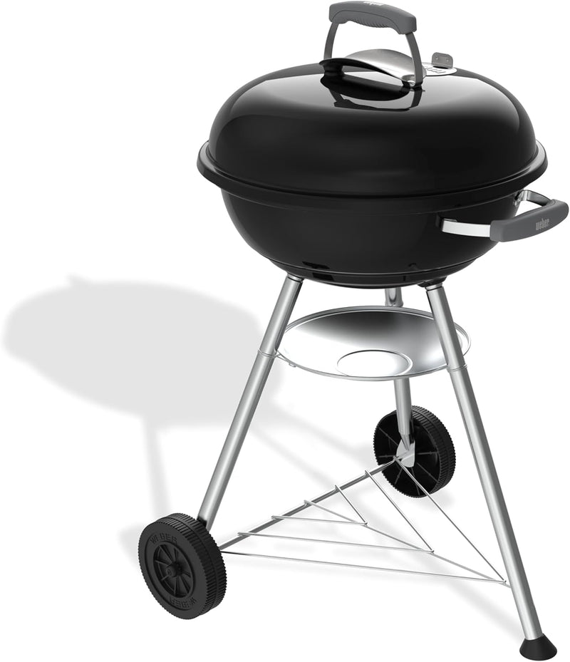 Compact Kettle Barbecue Porcelain-Enamelled Lid Bowl