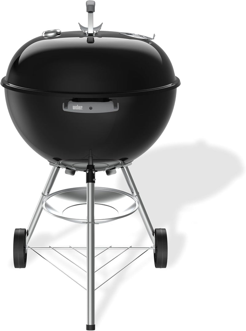 Compact Kettle Barbecue Porcelain-Enamelled Lid Bowl