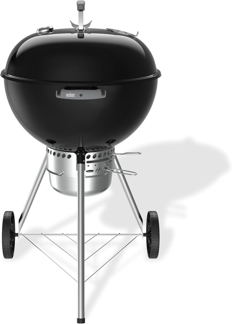 Compact Kettle Barbecue Porcelain-Enamelled Lid Bowl