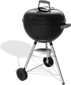 Compact Kettle Barbecue Porcelain-Enamelled Lid Bowl