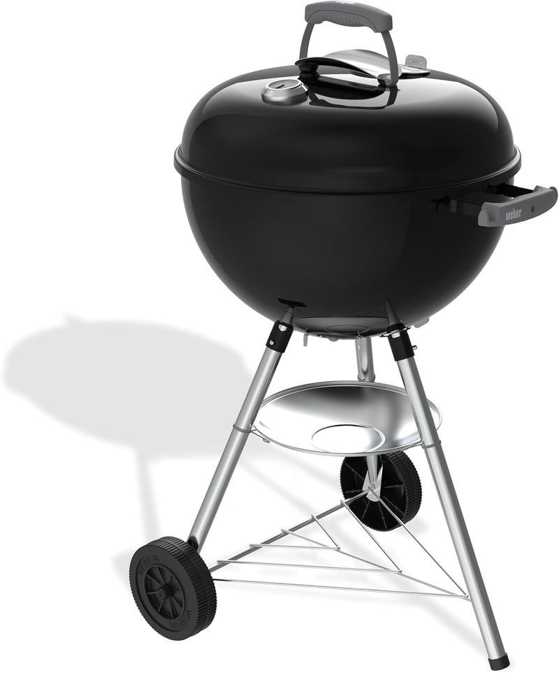 Compact Kettle Barbecue Porcelain-Enamelled Lid Bowl