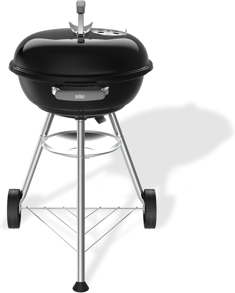 Compact Kettle Barbecue Porcelain-Enamelled Lid Bowl