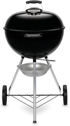Compact Kettle Barbecue Porcelain-Enamelled Lid Bowl