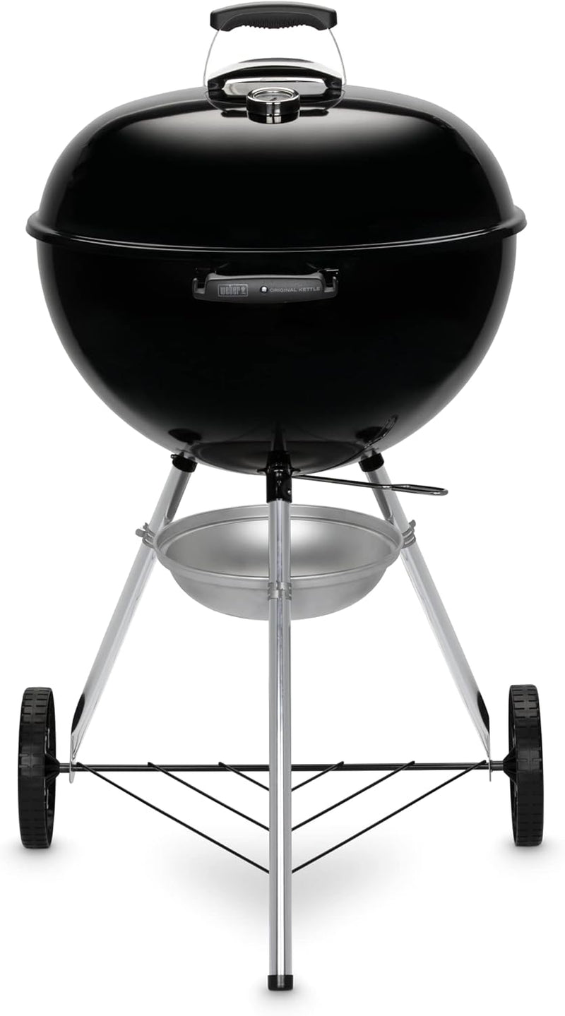 Compact Kettle Barbecue Porcelain-Enamelled Lid Bowl