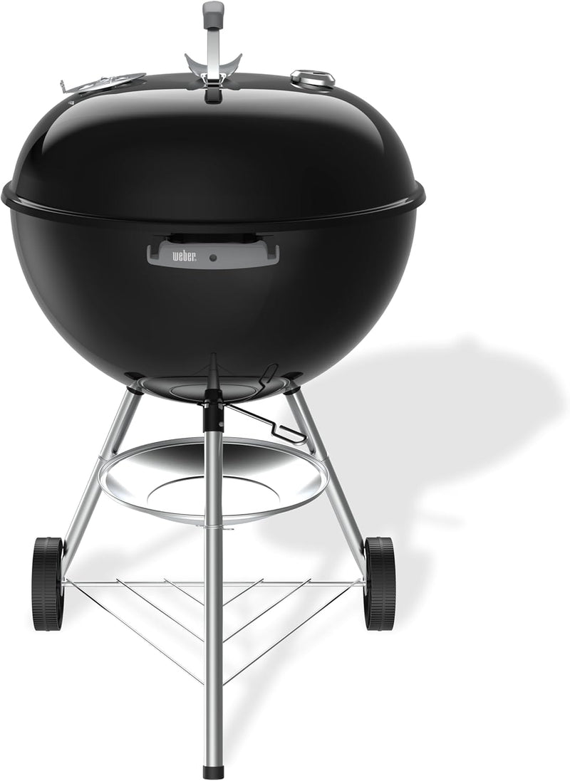 Compact Kettle Barbecue Porcelain-Enamelled Lid Bowl
