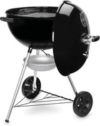 Compact Kettle Barbecue Porcelain-Enamelled Lid Bowl