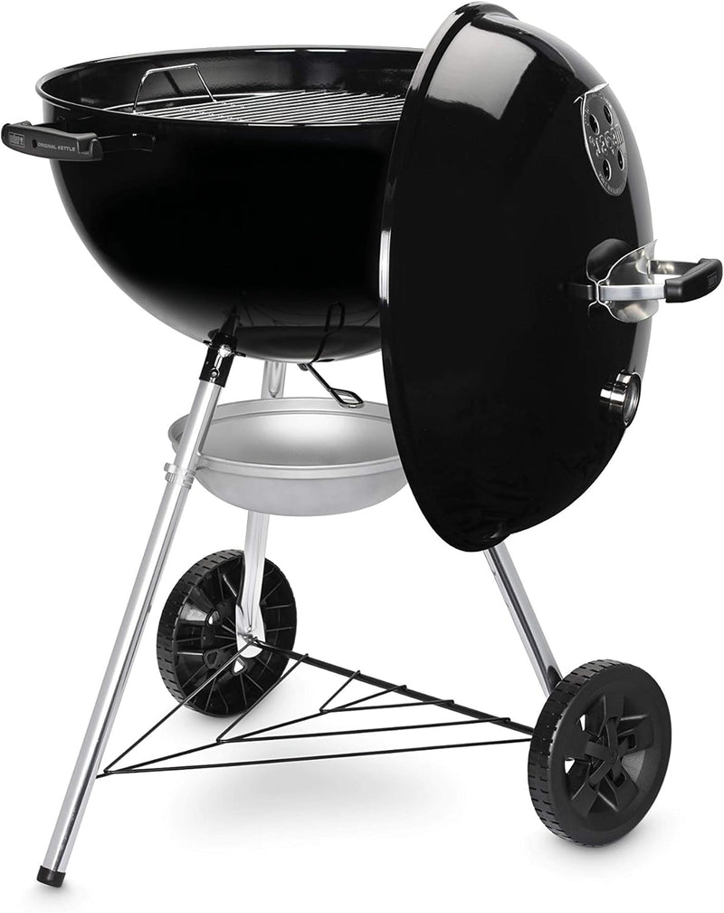 Compact Kettle Barbecue Porcelain-Enamelled Lid Bowl