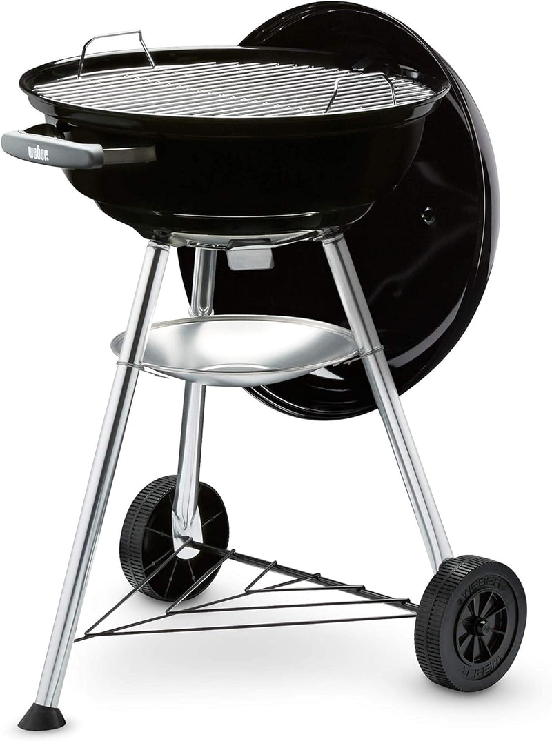 Compact Kettle Barbecue Porcelain-Enamelled Lid Bowl