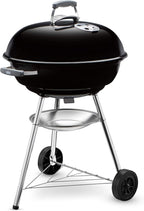 Compact Kettle Barbecue Porcelain-Enamelled Lid Bowl