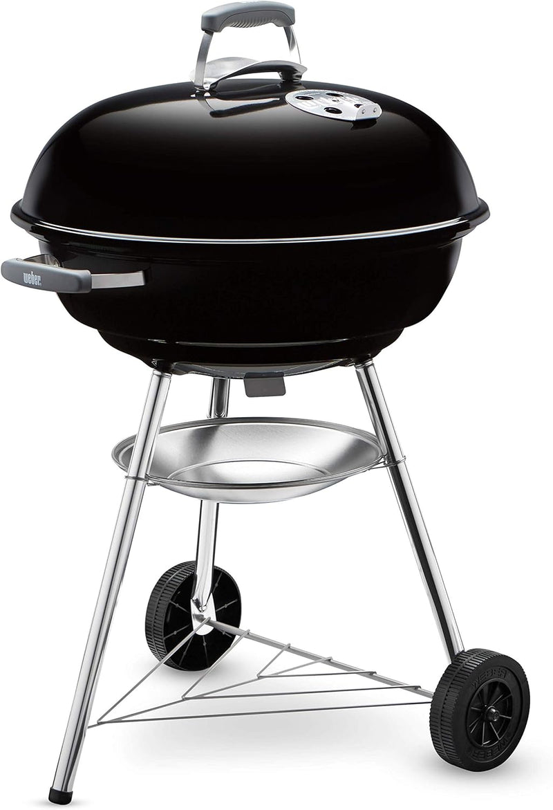 Compact Kettle Barbecue Porcelain-Enamelled Lid Bowl