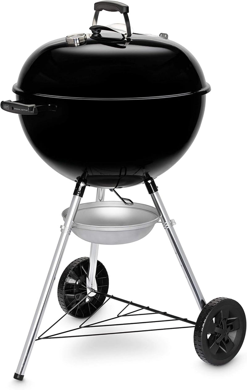 Compact Kettle Barbecue Porcelain-Enamelled Lid Bowl