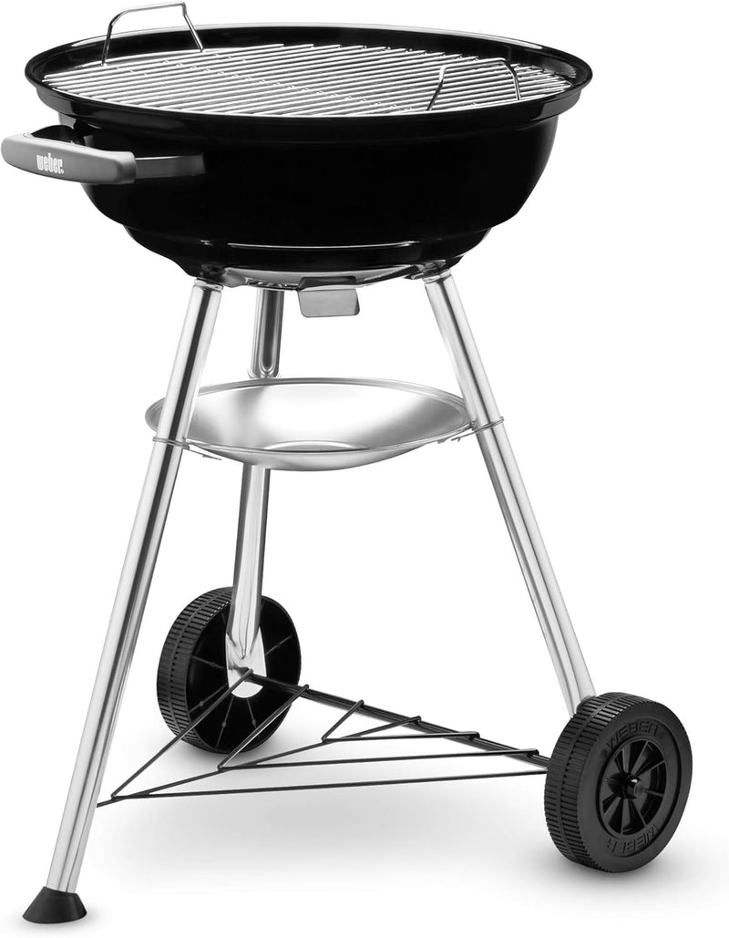 Compact Kettle Barbecue Porcelain-Enamelled Lid Bowl