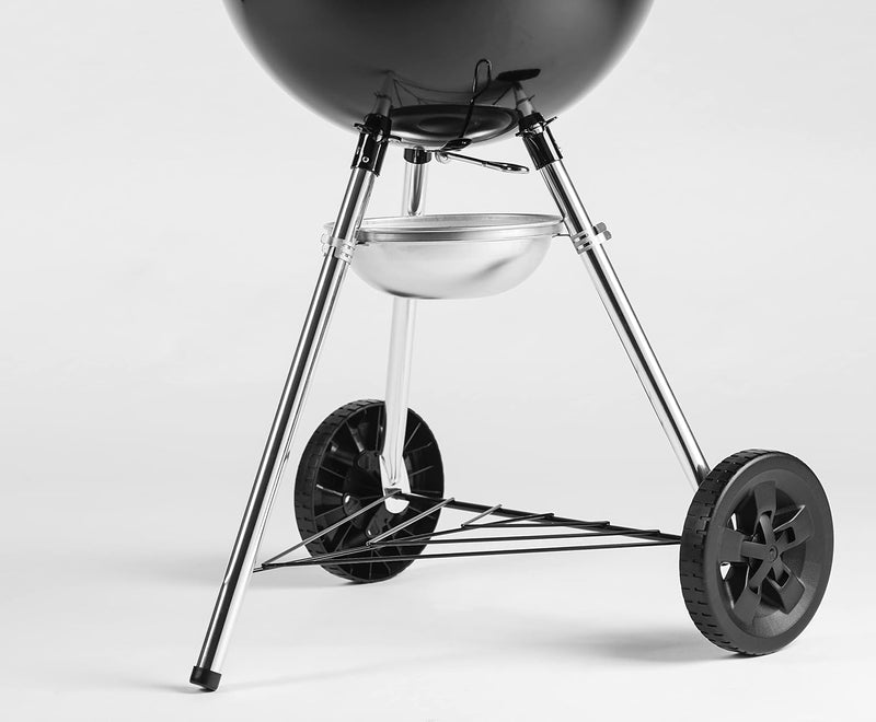 Compact Kettle Barbecue Porcelain-Enamelled Lid Bowl