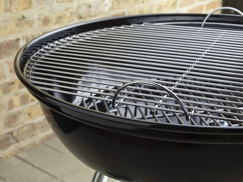 Compact Kettle Barbecue Porcelain-Enamelled Lid Bowl