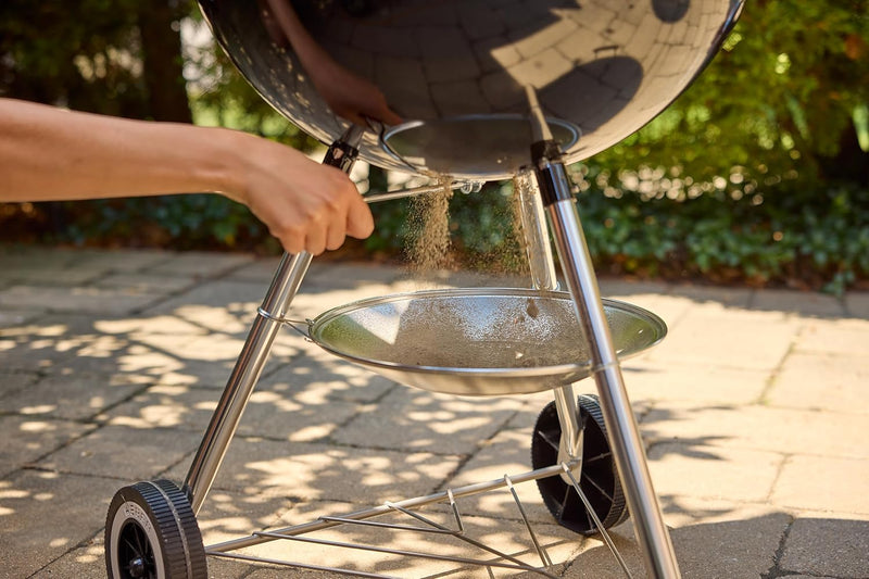 Compact Kettle Barbecue Porcelain-Enamelled Lid Bowl