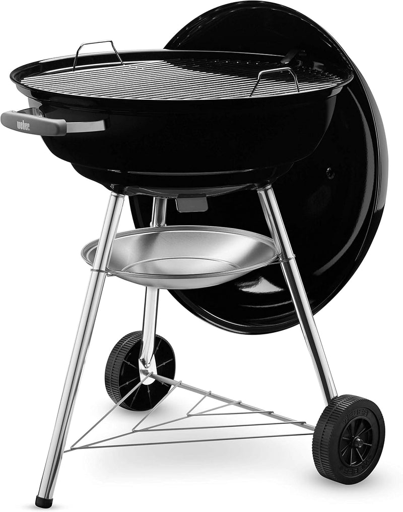 Compact Kettle Barbecue Porcelain-Enamelled Lid Bowl