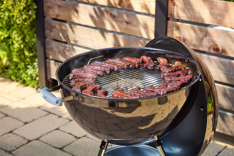 Compact Kettle Barbecue Porcelain-Enamelled Lid Bowl