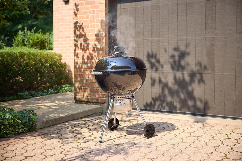 Compact Kettle Barbecue Porcelain-Enamelled Lid Bowl