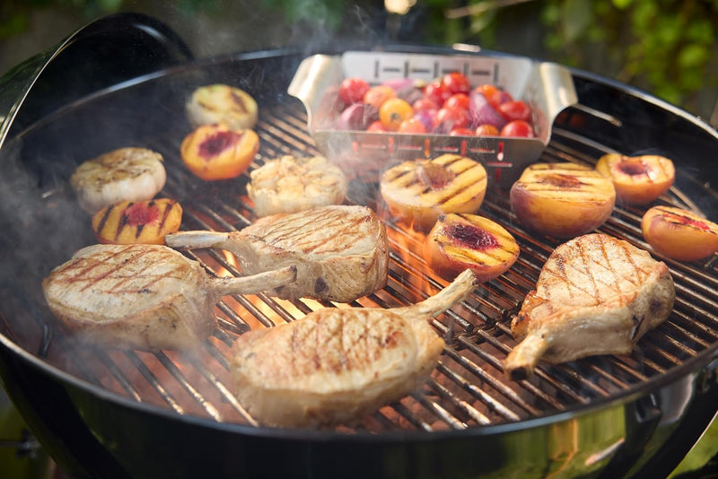Compact Kettle Barbecue Porcelain-Enamelled Lid Bowl