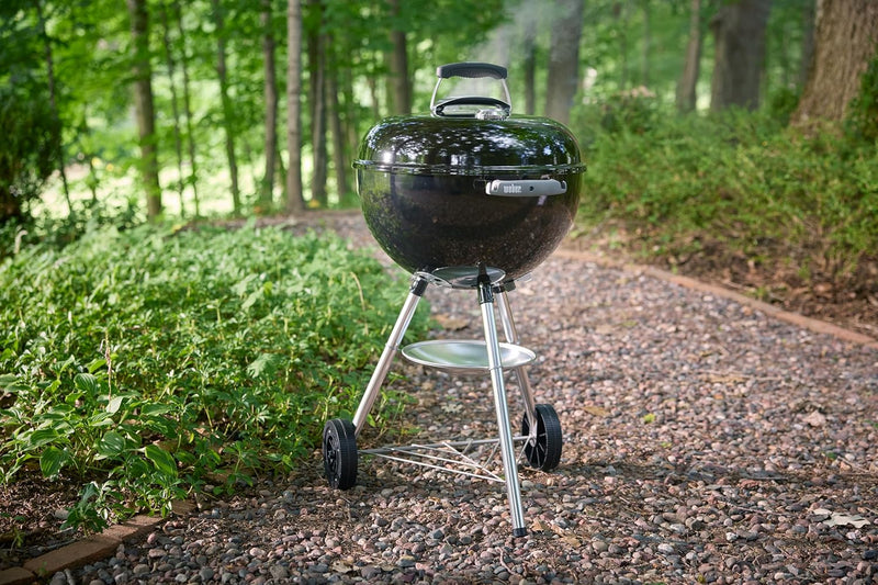 Compact Kettle Barbecue Porcelain-Enamelled Lid Bowl