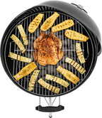 Compact Kettle Barbecue Porcelain-Enamelled Lid Bowl