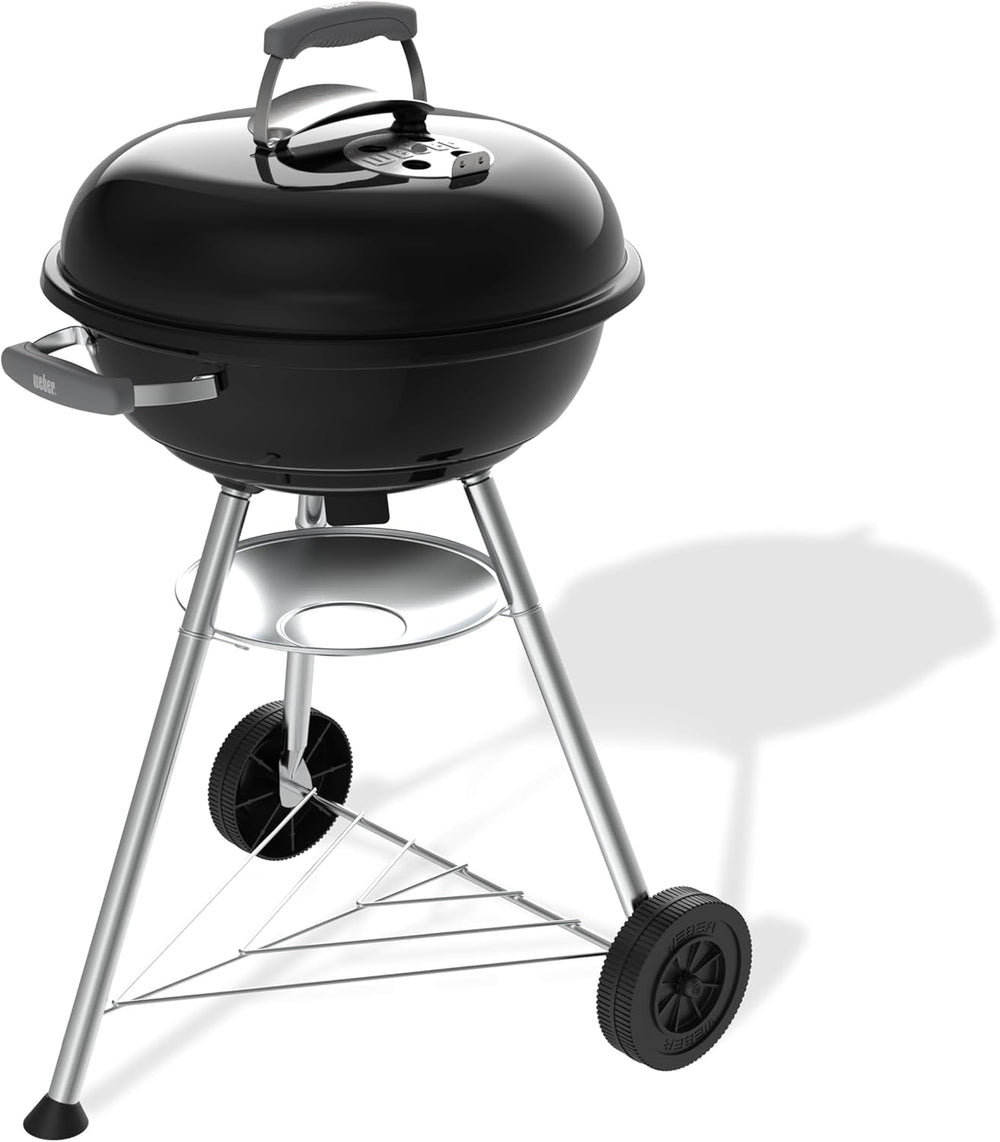 Compact Kettle Barbecue with Stand Wheels