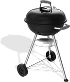 Compact Kettle Barbecue with Stand Wheels