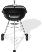 Compact Kettle Barbecue with Stand Wheels