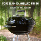 Compact Kettle Barbecue with Stand Wheels