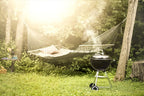 Compact Kettle Barbecue with Stand Wheels