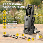 Compact Pressure Washer for Effortless Cleaning: Mobile