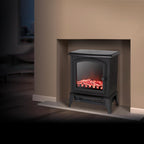 Compact Stove Fire with 2 Heat Settings Adjustable