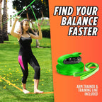 Complete Slackline Kit with Training Line 18 Metre