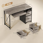 Computer Desk 120 X 50CM with Storage
