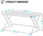 Computer Desk Gaming Office Table Long Desks
