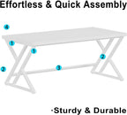 Computer Desk Gaming Office Table Long Desks