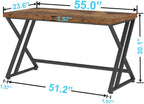 Computer Desk Gaming Office Table Long Desks