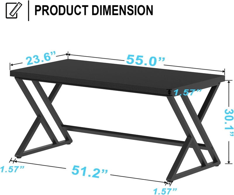 Computer Desk Gaming Office Table Long Desks