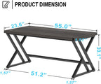 Computer Desk Gaming Office Table Long Desks