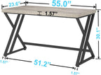 Computer Desk Gaming Office Table Long Desks